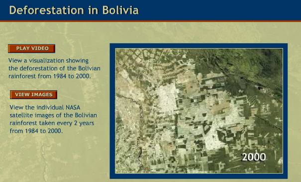 Deforestation in Bolivia - Teachers’ Domain
